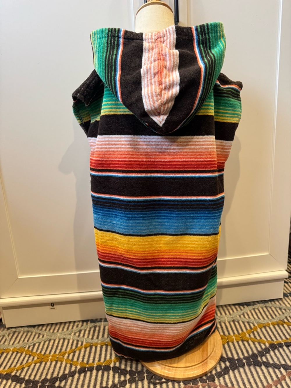 Slowtide kids striped hooded swim poncho - Picture 3 of 6
